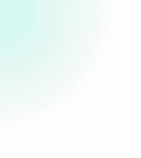 teal gradient, background decoration